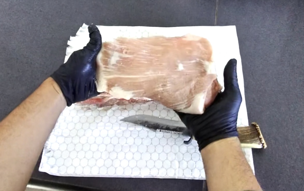 Parte carnosa de la costilla de cerdo