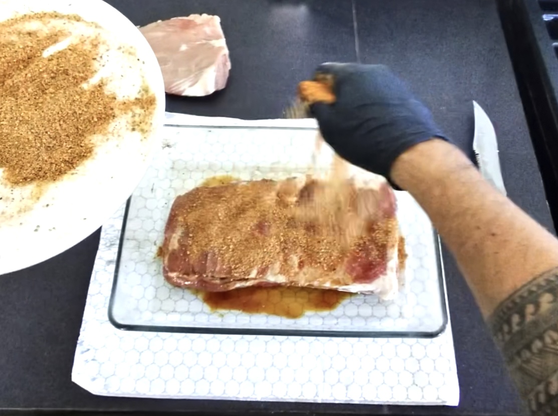 Costillas marinadas.